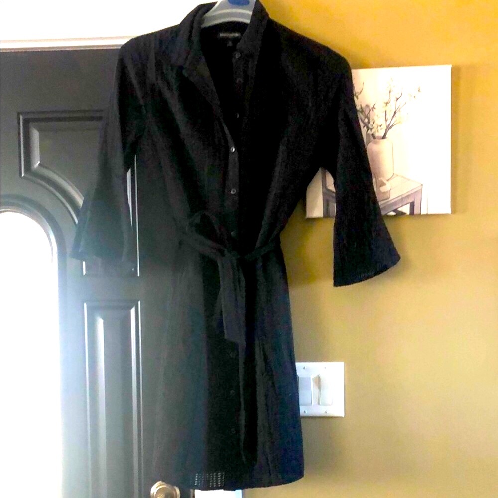 Banana Republic Black Midi Dress